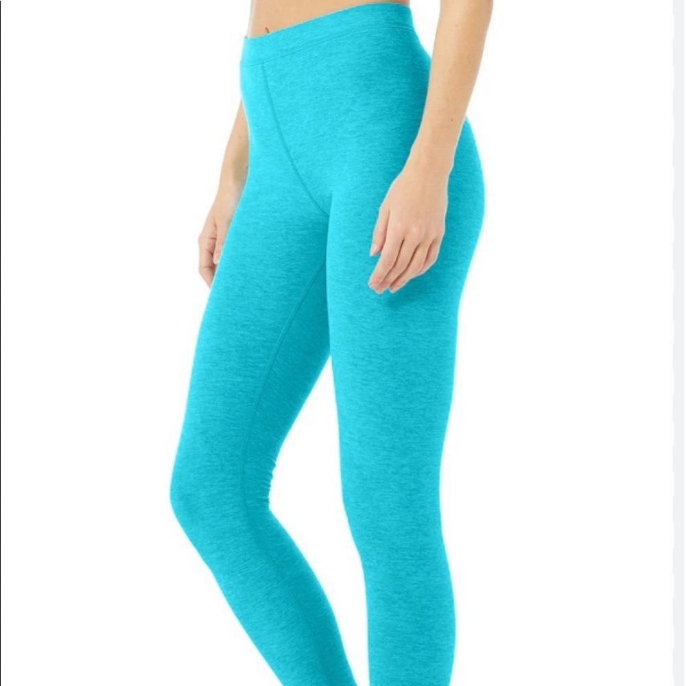High-Waist Alosoft Flow Legging Alo yoga blue aqua